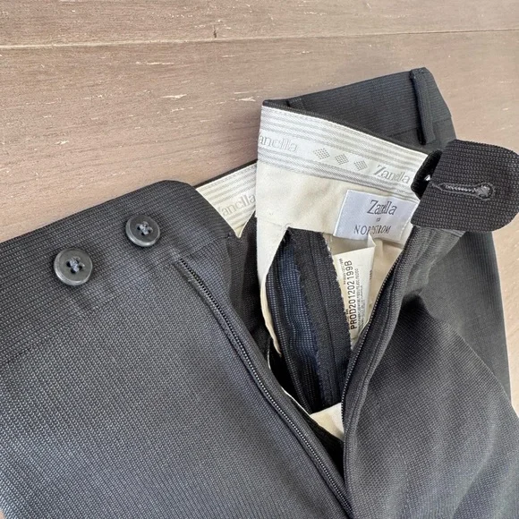 Zanella Midnight Blue Trousers Men’s SZ 34/30 - Picture 9 of 16